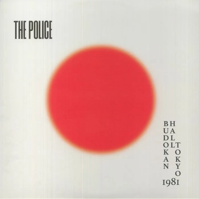 Лицевая сторона обложки — The POLICE — Budokan Hall Tokyo 1981