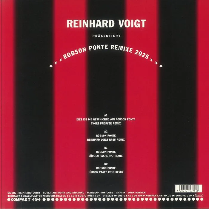 Back cover — Reinhard VOIGT — Robson Ponte Remixe 2025