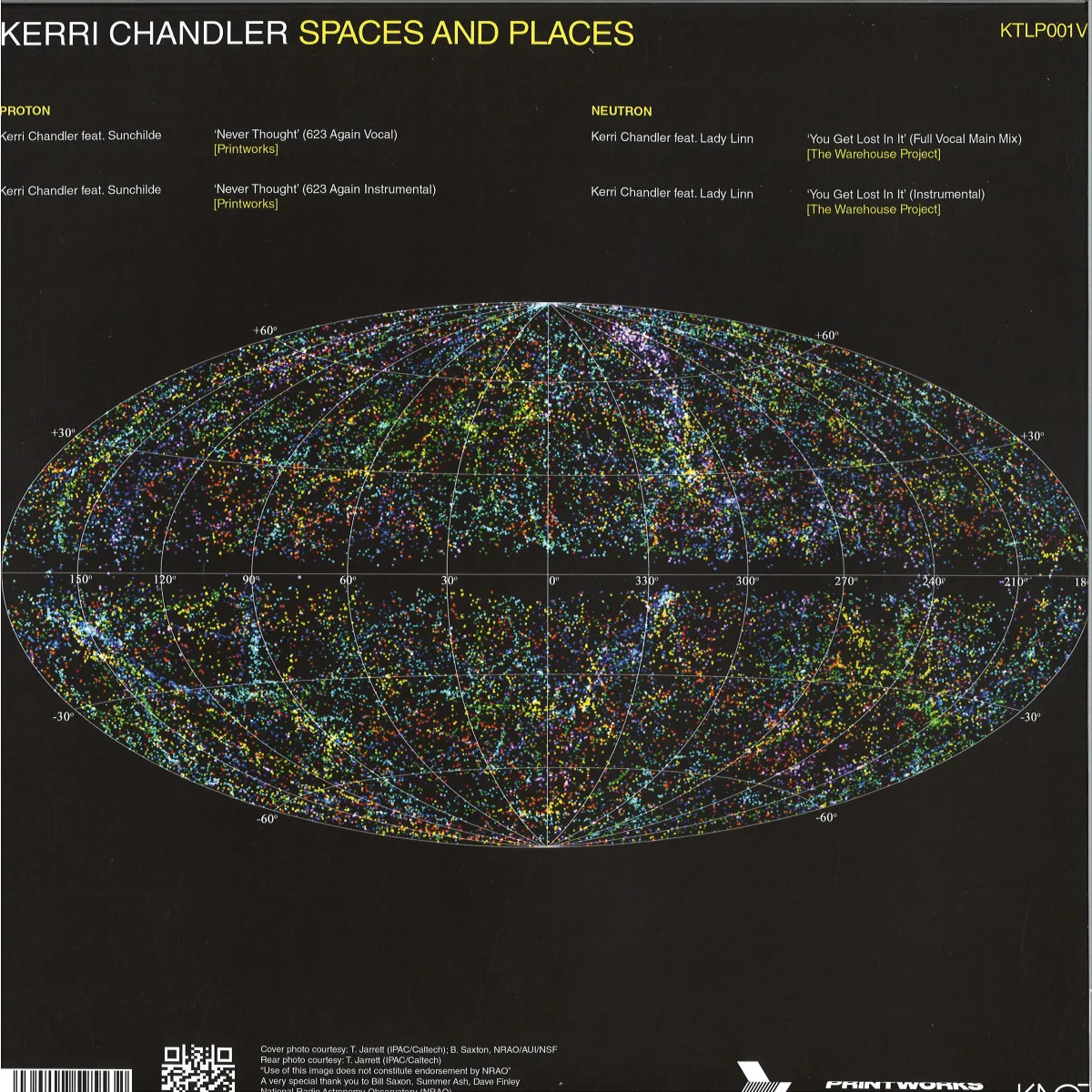 Обратная сторона обложки — Kerri Chandler — Spaces And Places - Album Sampler 1 EP