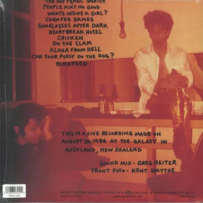 Back cover — The CRAMPS — Rockinnreelininauklandnewzealandxxx: Live in 1986