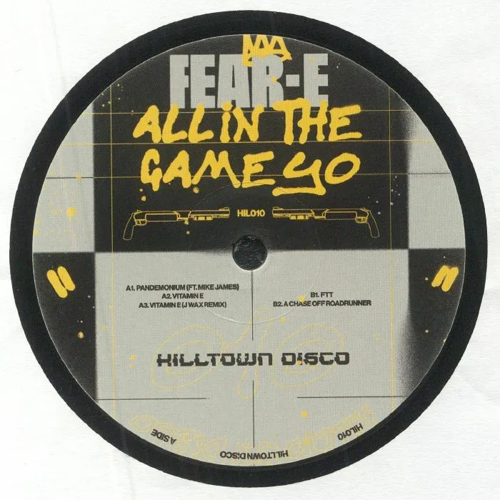 Лицевая сторона обложки — FEAR E — All In The Game Yo