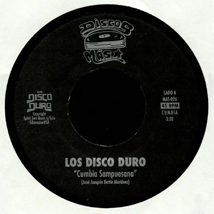 Лицевая сторона обложки — LOS DISCO DURO — Cumbia Sampuesana