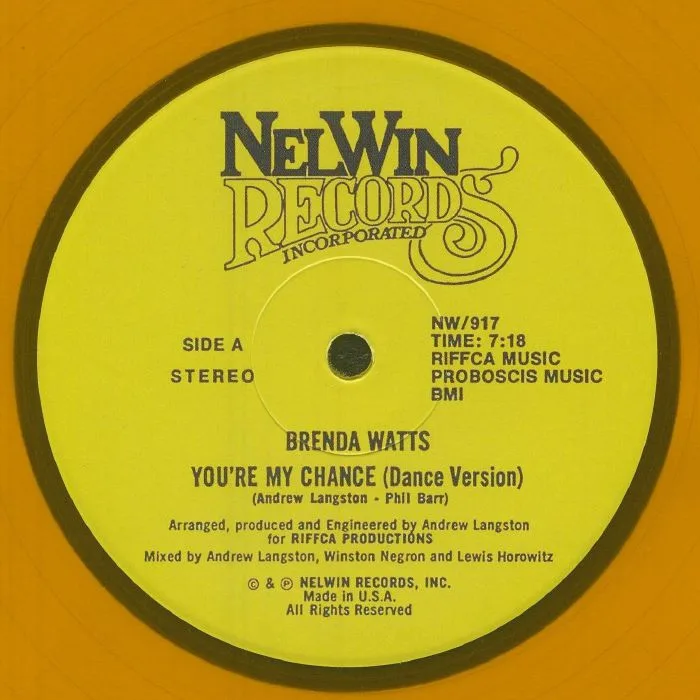 Front cover — Brenda WATTS — You're My Chance (reissue)
