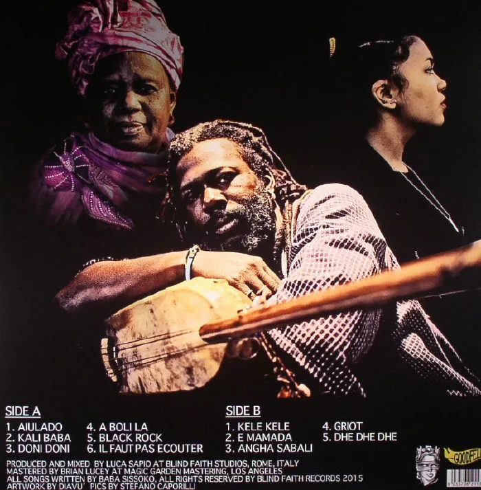 Обратная сторона обложки — Baba SISSOKO — Three Gees