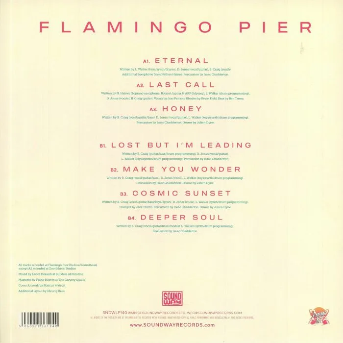 Обратная сторона обложки — FLAMINGO PIER — Flamingo Pier