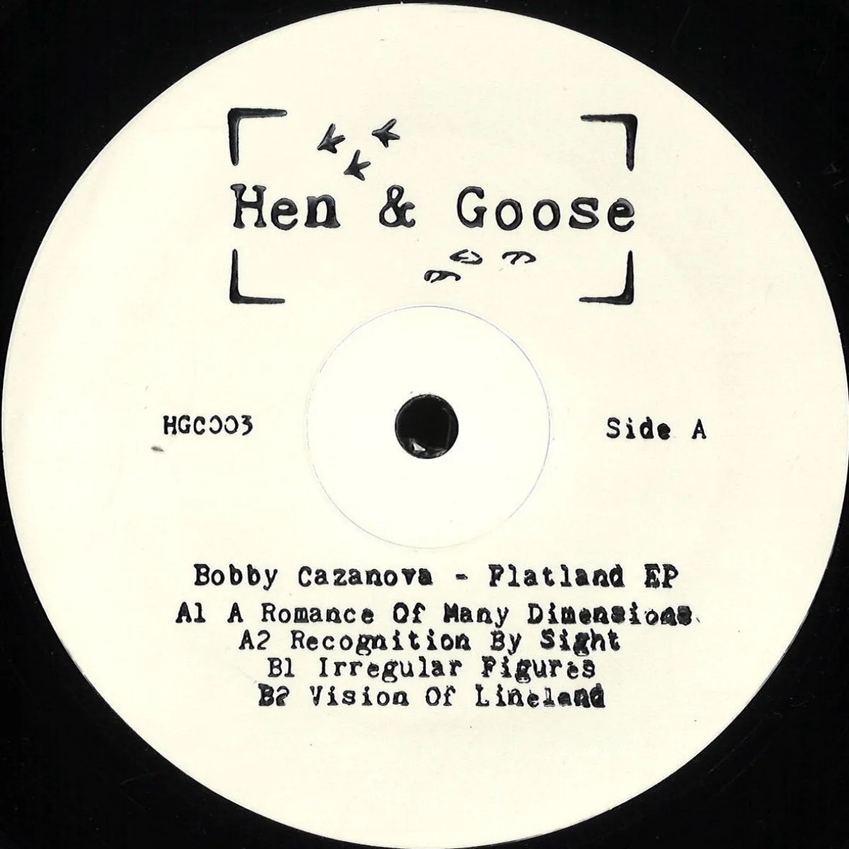 Front cover — Bobby Cazanova — Flatland EP