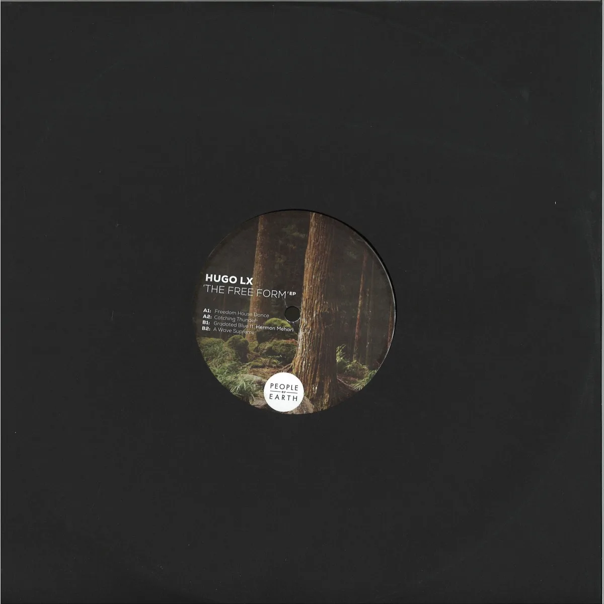 Обратная сторона обложки — Hugo Lx — The Free Form EP