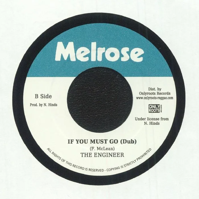 Back cover — Freddie McKAY / THE ENGINEER — If You Must Go (reissue)