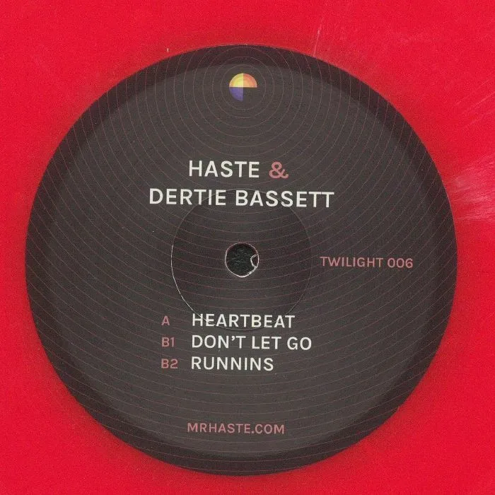 Обратная сторона обложки — HASTE / DERTIE BASSETT — Heartbeat EP