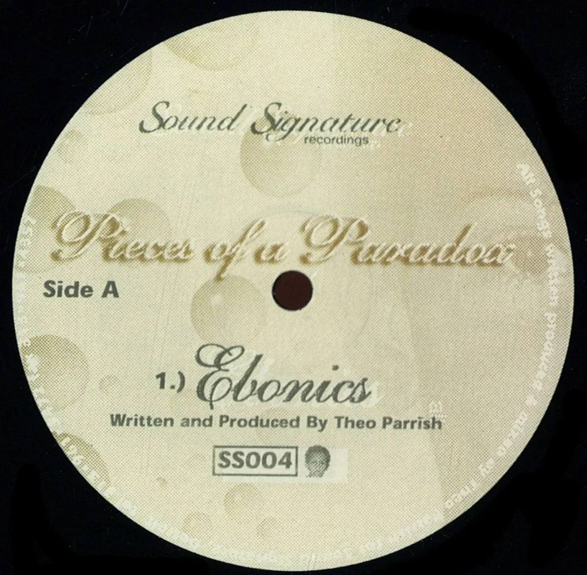 Front cover — Theo Parrish — Pieces Of A Paradox/dust Cabi