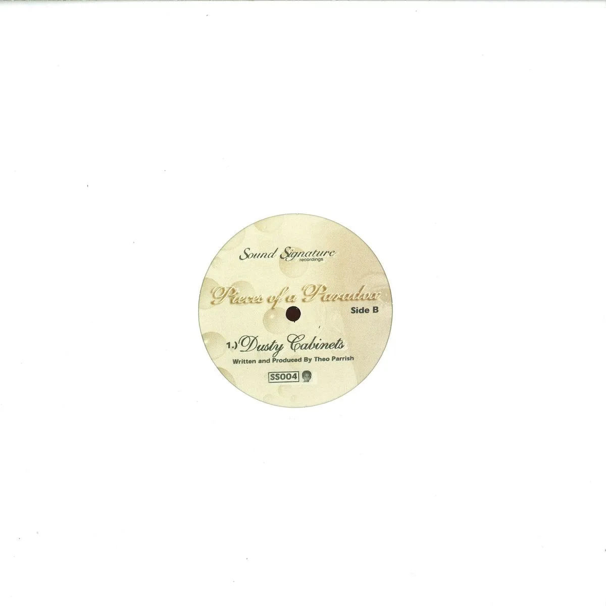 Back cover — Theo Parrish — Pieces Of A Paradox/dust Cabi