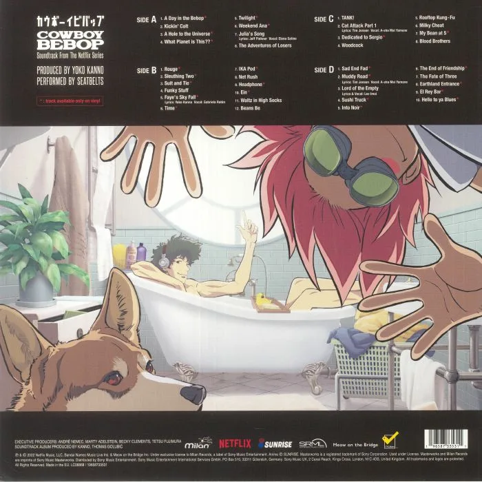 Обратная сторона обложки — Yoko KANNO — Cowboy Bebop (Soundtrack)