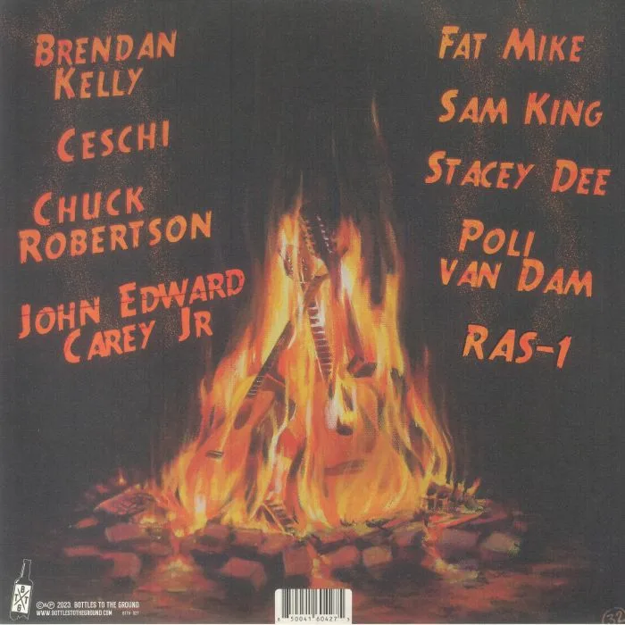 Back cover — FAT MIKE / VARIOUS — Campfire At Fatty's: Round One