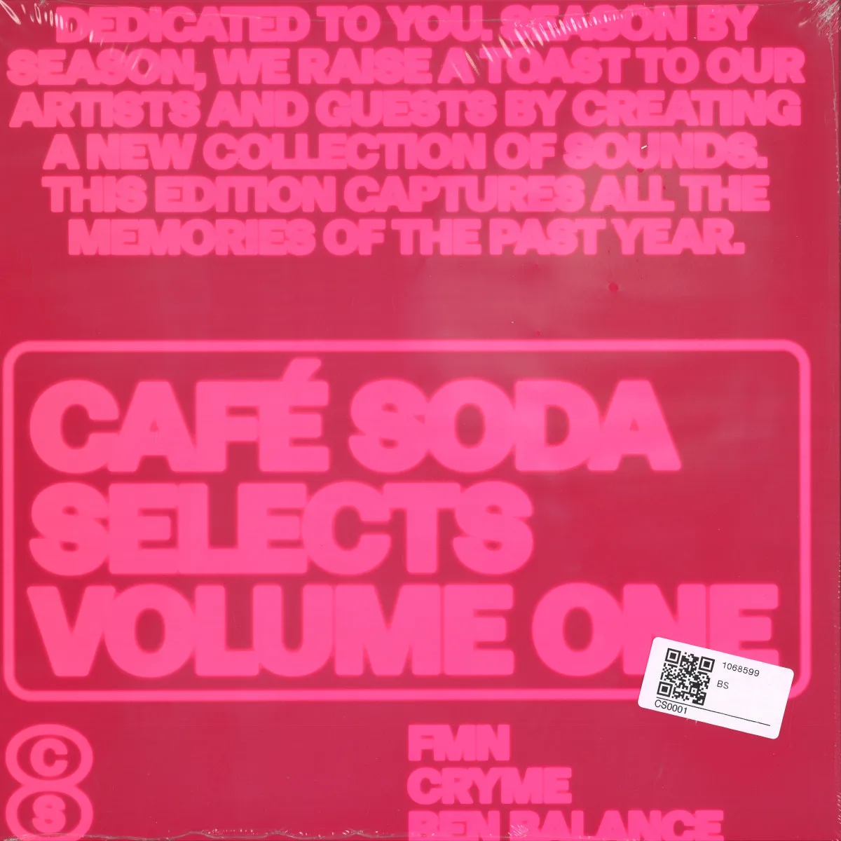Обратная сторона обложки — Various — Café Soda Selects Volume One
