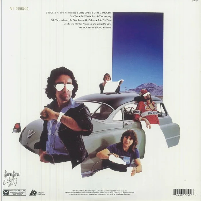 Back cover — BAD COMPANY — Desolation Angels (remastered)