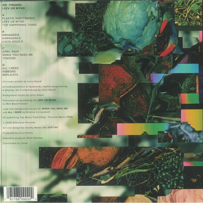 Back cover — MR FINGERS — Leev Ur Mynd