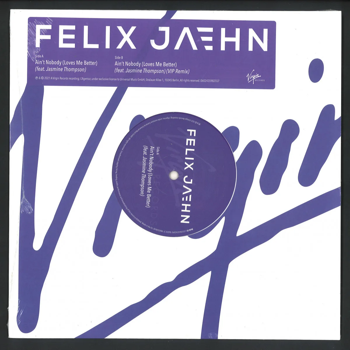 Felix Jaehnfeat.Jasmine Thompson — Ain't Nobody (Love Me Better) EP