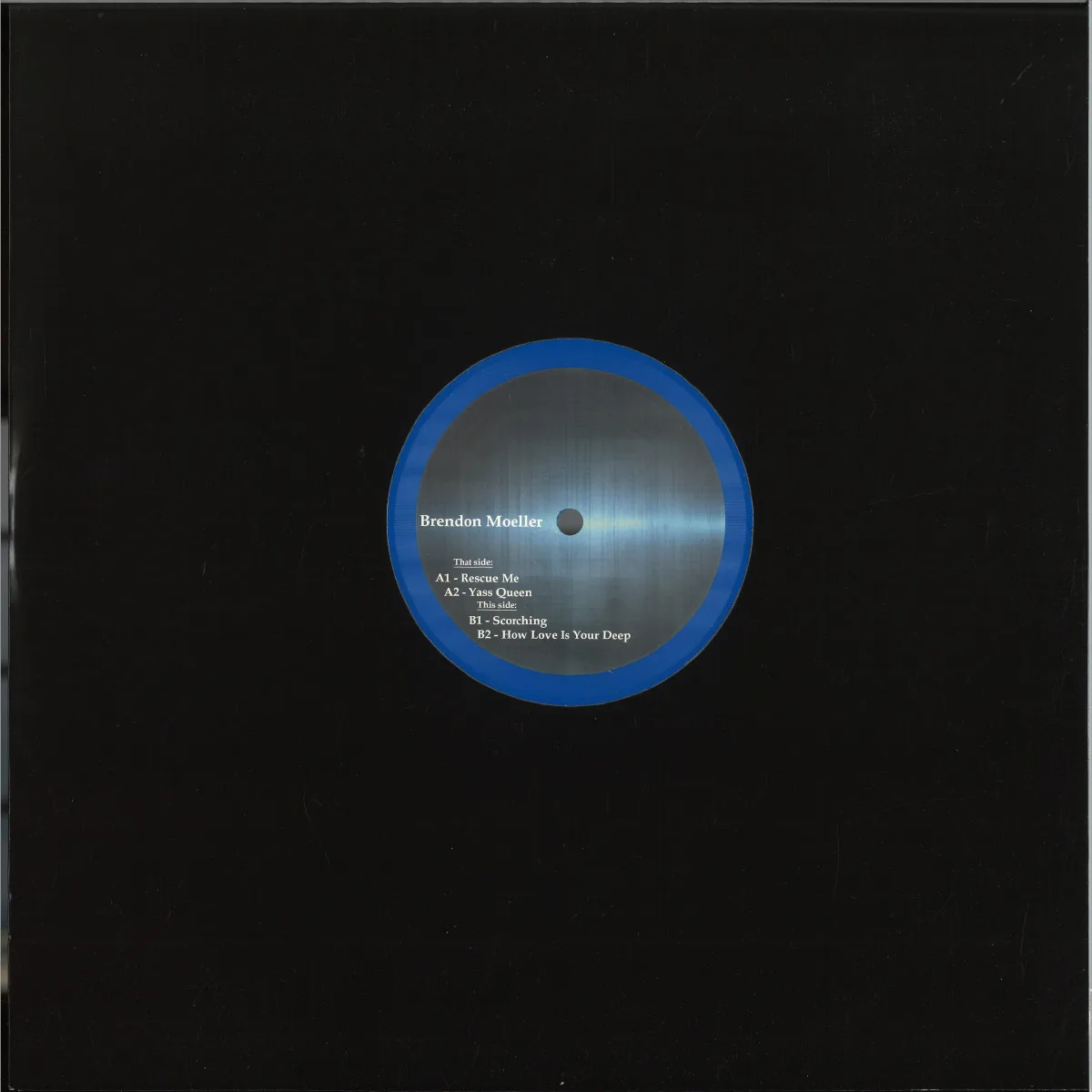 Обратная сторона обложки — Brendon Moeller — ECHO LTD 012 EP