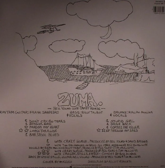 Back cover — Neil YOUNG — Zuma