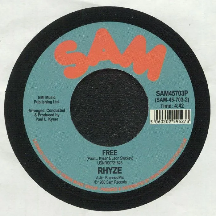 Back cover — Rhyze — Do Your Dance / Free