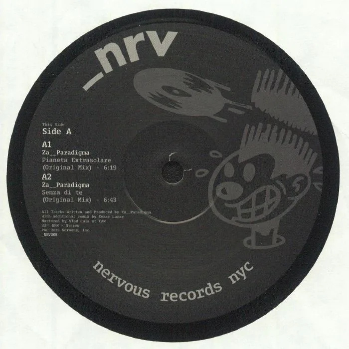 Front cover — ZA PARADIGMA — NRV 008