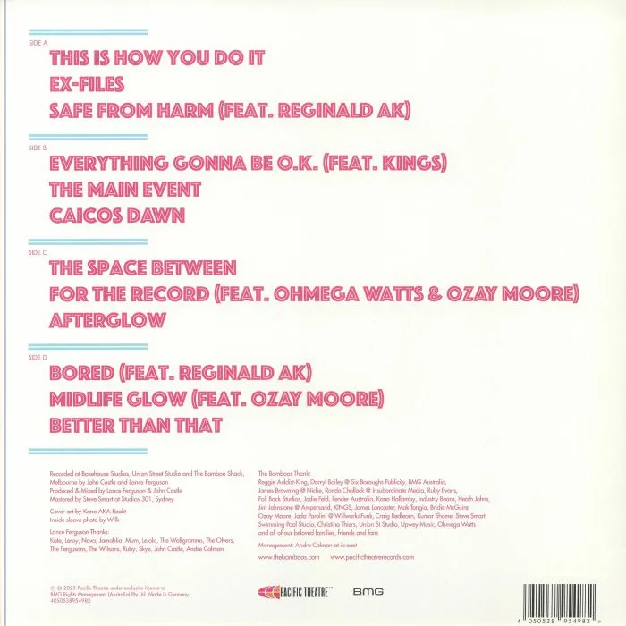 Обратная сторона обложки — The BAMBOOS — This Is How You Do It