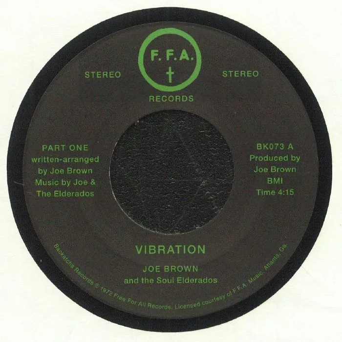 Лицевая сторона обложки — Joe BROWN / THE SOUL ELDERADOS — Vibration (reissue)