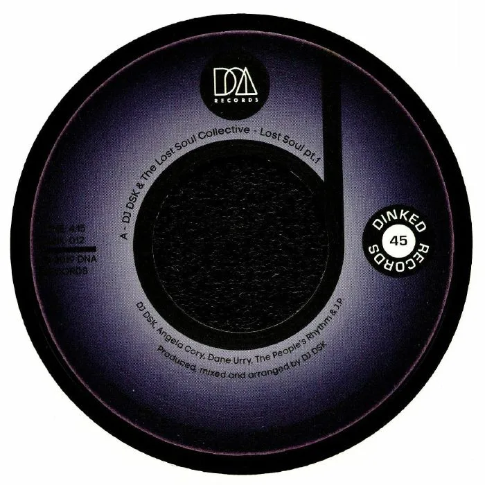 Front cover — DJ DSK / THE LOST SOUL COLLECTIVE — Lost Soul Part 1 & 2