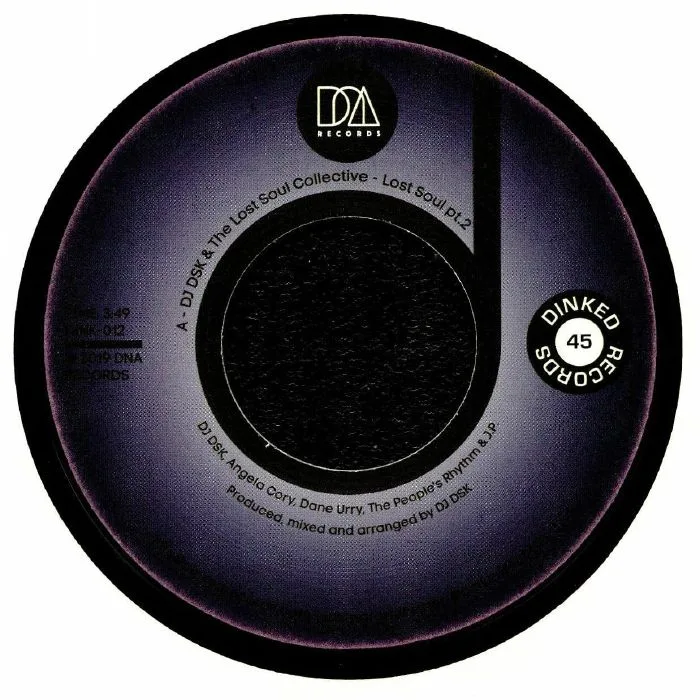 Back cover — DJ DSK / THE LOST SOUL COLLECTIVE — Lost Soul Part 1 & 2