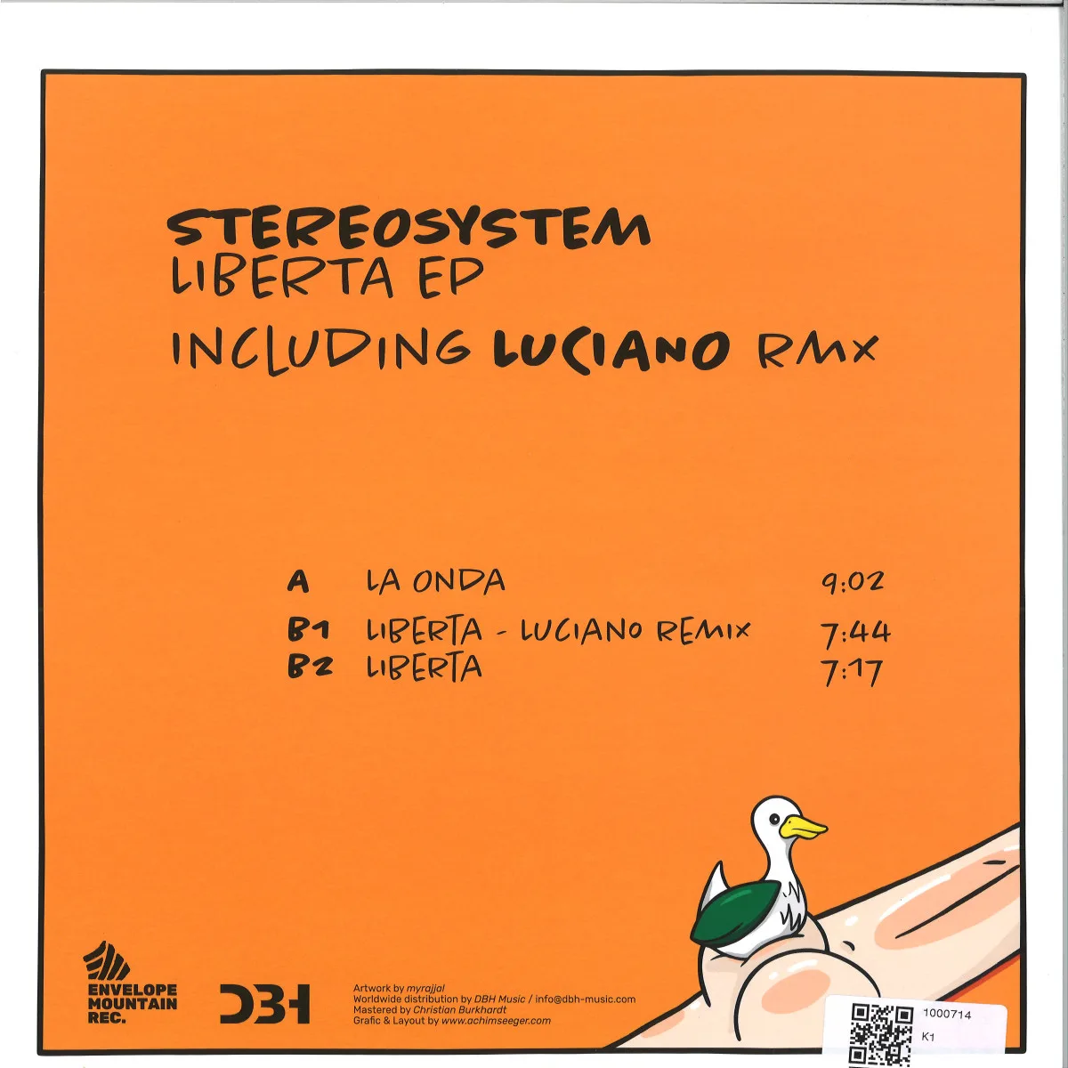 Обратная сторона обложки — Stereosystem — Liberta EP