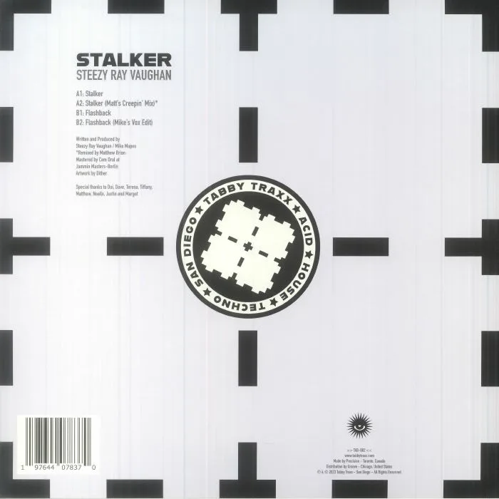 Обратная сторона обложки — Steezy Ray Vaughan — Stalker