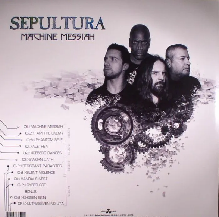 Обратная сторона обложки — SEPULTURA — Machine Messiah