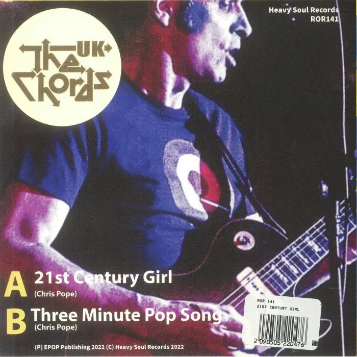 Back cover — The CHORDS UK — 21st Century Girl
