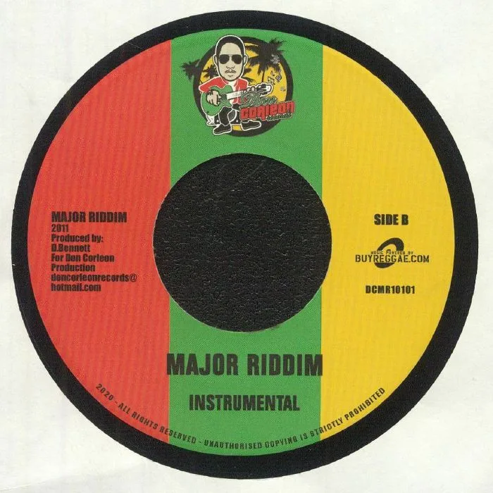 Back cover — J BOOG — Let's Do It Again (Major Riddim) (reissue)