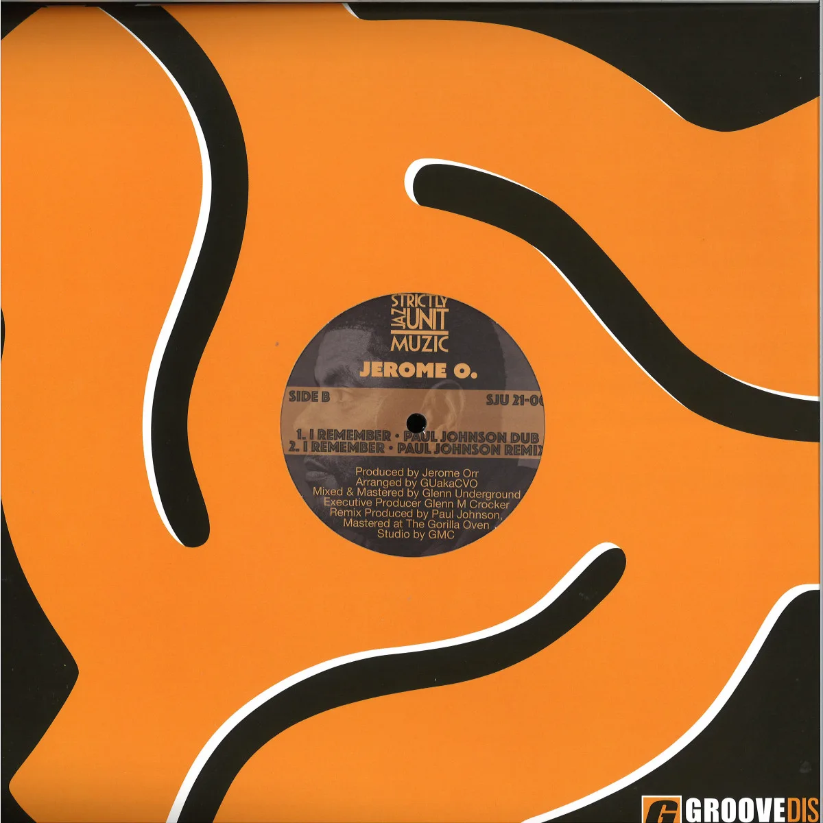 Back cover — Jerome O — I Remember