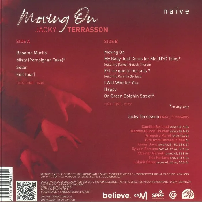 Back cover — Jacky TERRASSON — Moving On