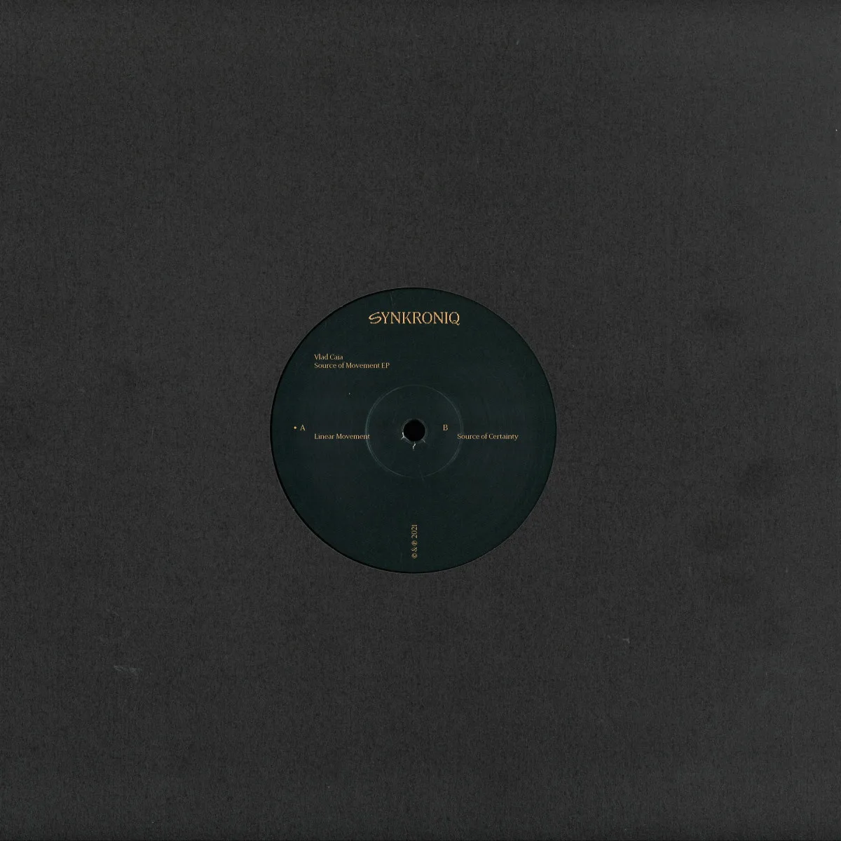 Back cover — Vlad Caia — Source of movement EP