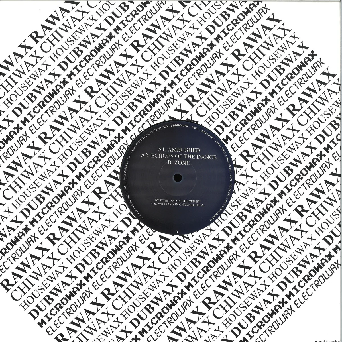 Обратная сторона обложки — Boo Williams — Natural Service EP