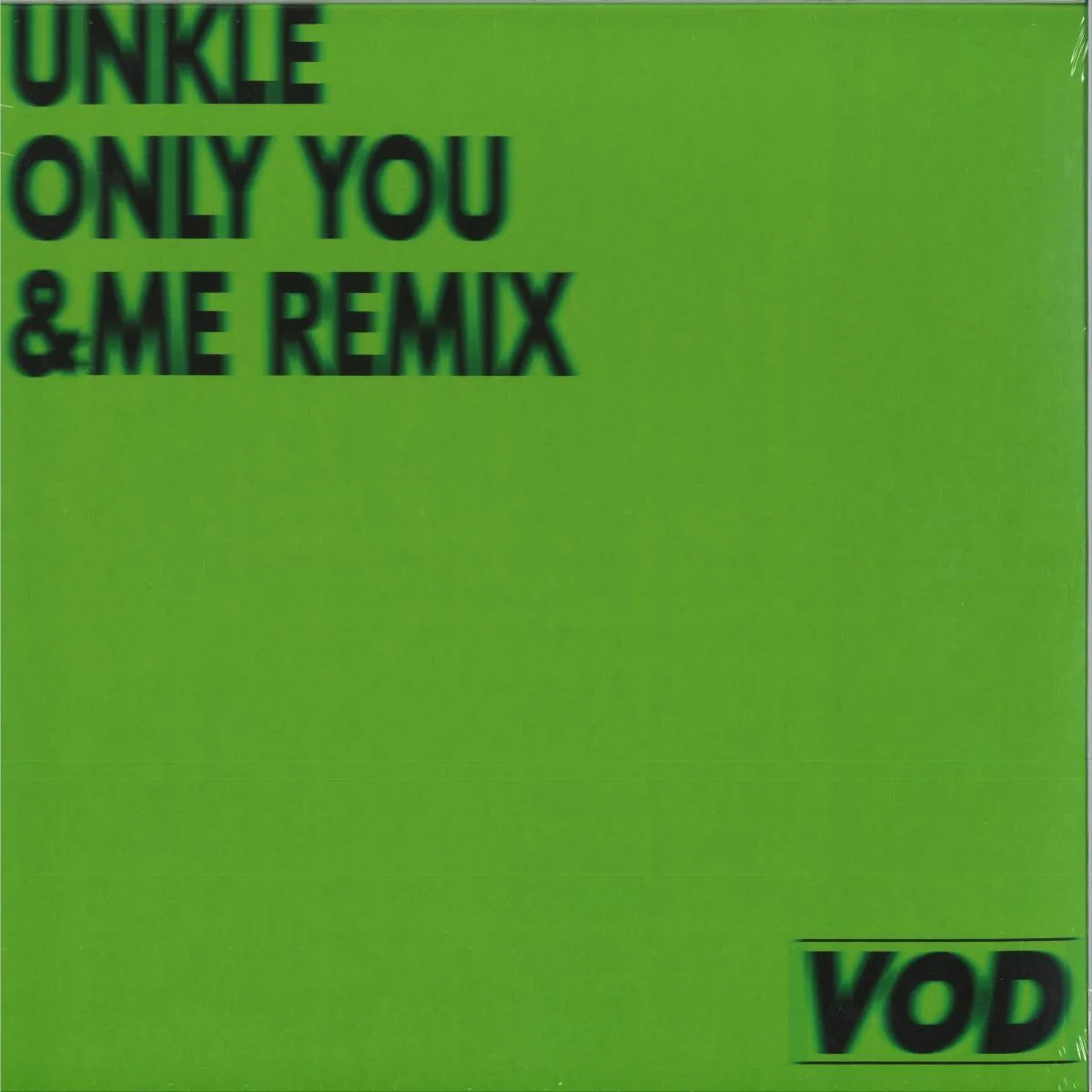 Лицевая сторона обложки — UNKLE — Only You (&ME Remix)