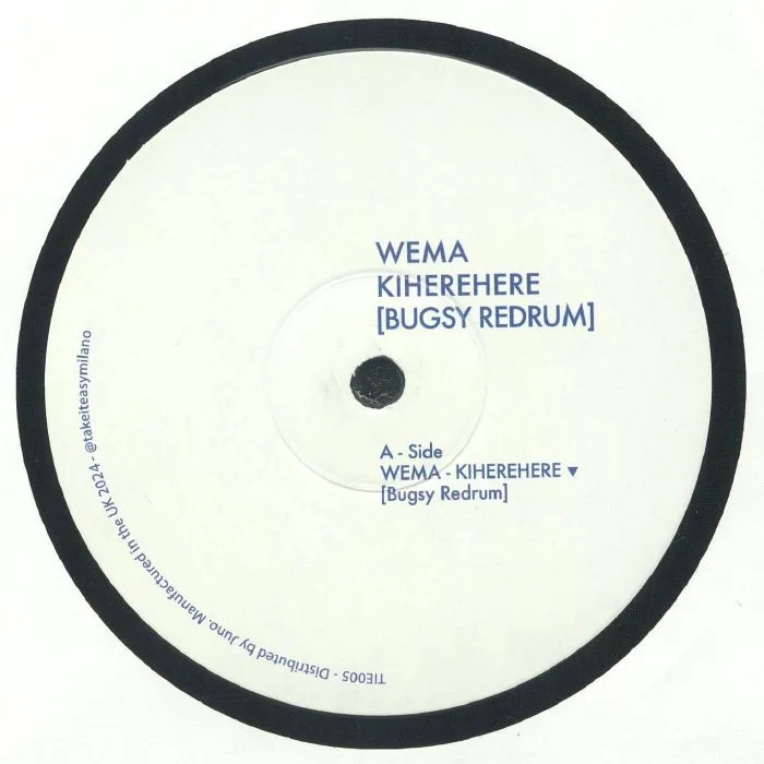 Back cover — WEMA — Kiherehere (Bugsy ReDrum)