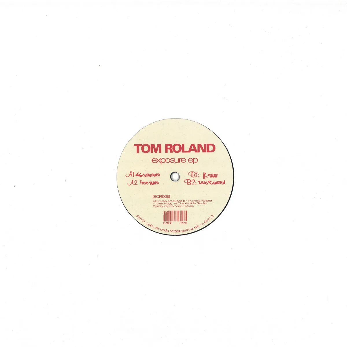Обратная сторона обложки — Tom Roland — Exposure EP