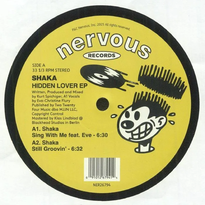 Front cover — SHAKA — Hidden Lover EP