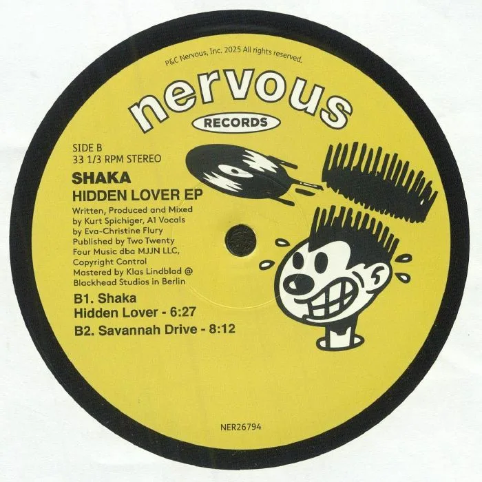 Back cover — SHAKA — Hidden Lover EP