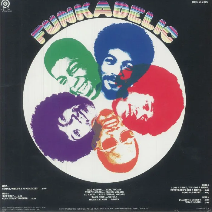 Обратная сторона обложки — FUNKADELIC — Funkadelic (remastered)