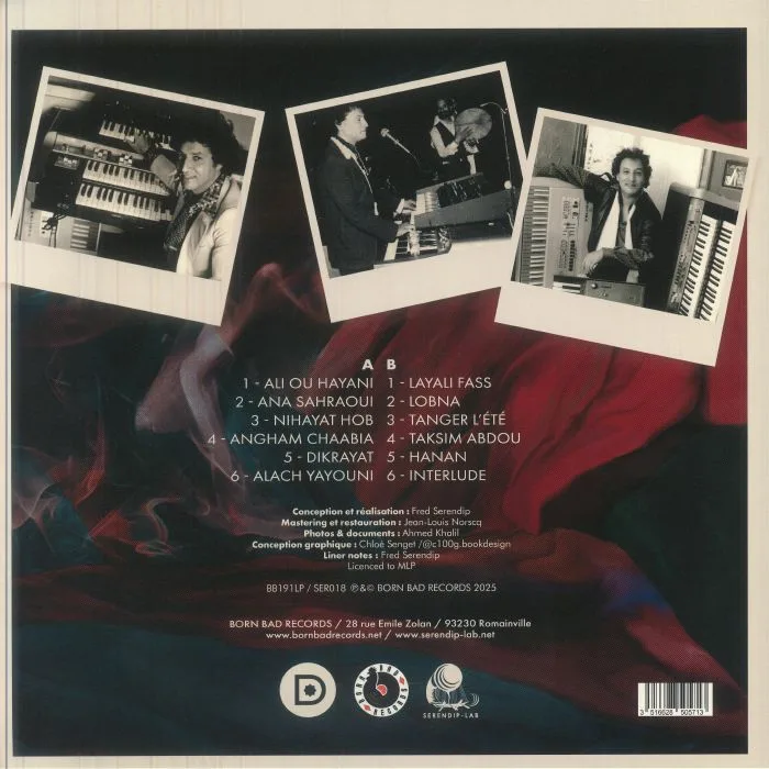 Back cover — Abdou EL OMARI — Lost Tape 1980
