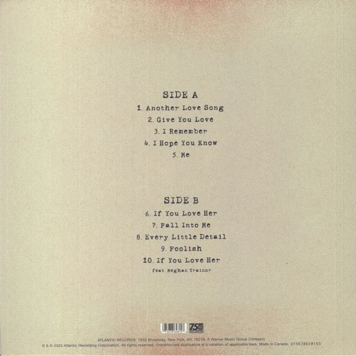 Back cover — FOREST BLAKK — Every Little Detail