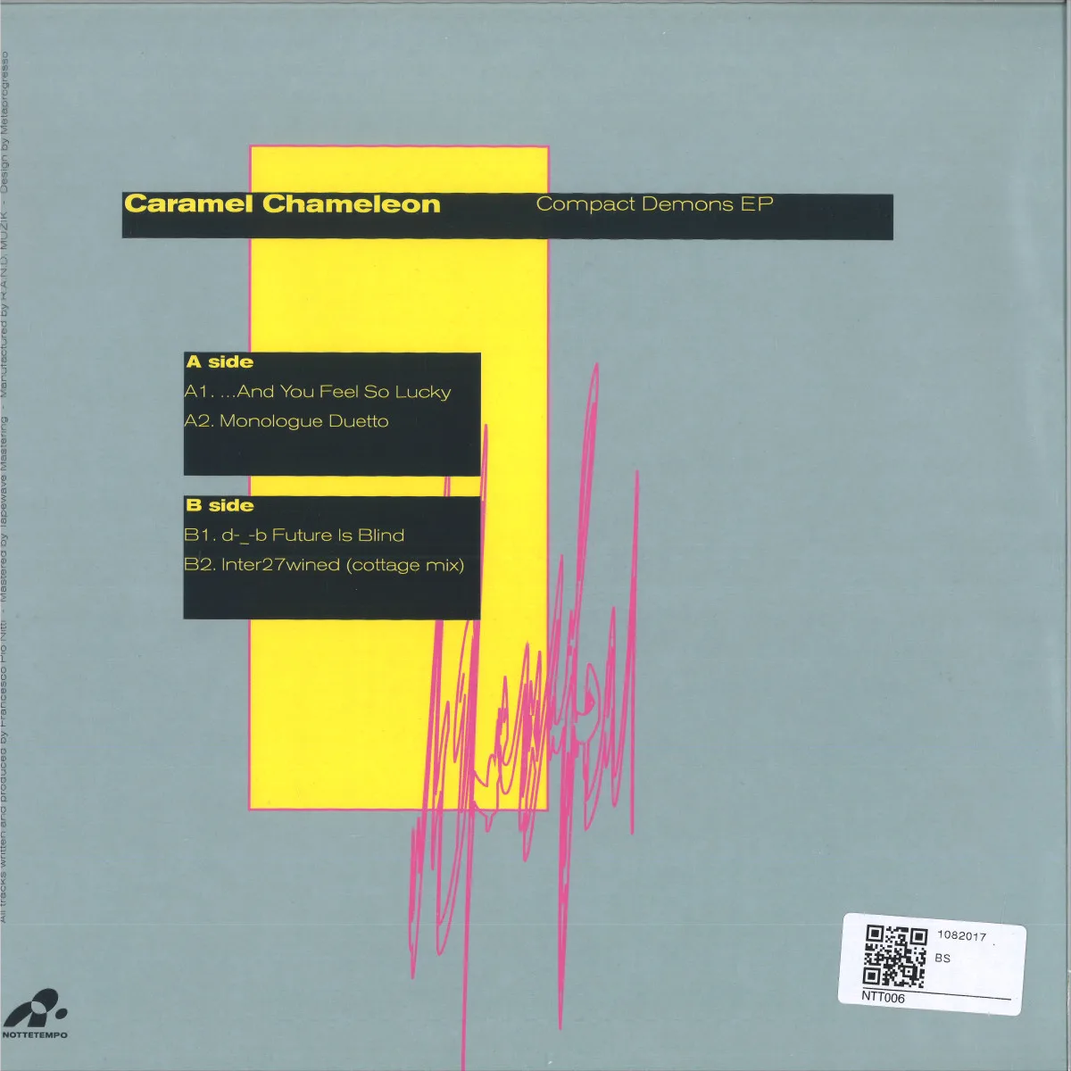 Back cover — Caramel Chameleon — Compact Demons