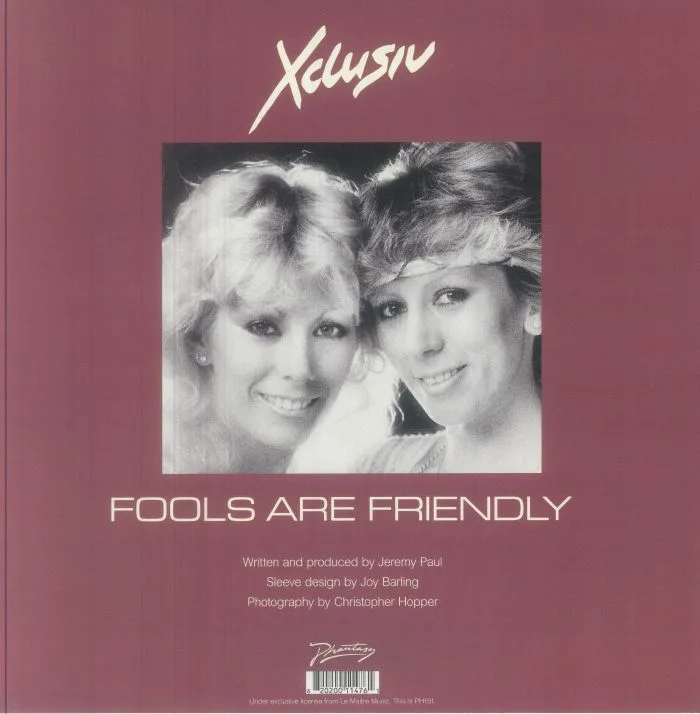 Обратная сторона обложки — XCLUSIV — Fools Are Friendly
