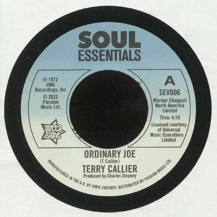 Лицевая сторона обложки — Terry CALLIER / JERRY BUTLER — Ordinary Joe (reissue)