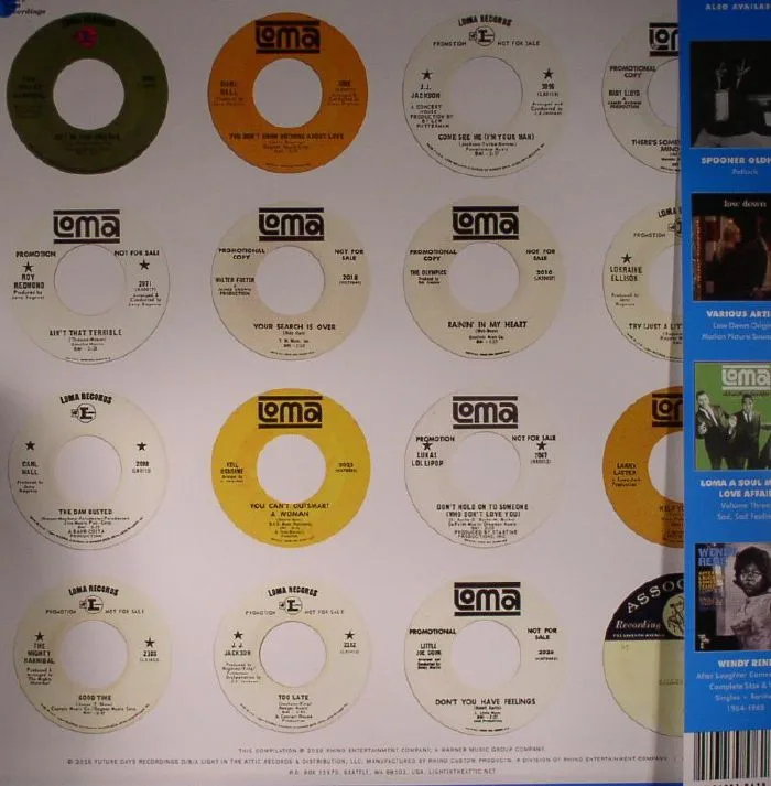 Back cover — VARIOUS — Loma: A Soul Music Love Affair Volume 2: Get In The Groove 1965-68